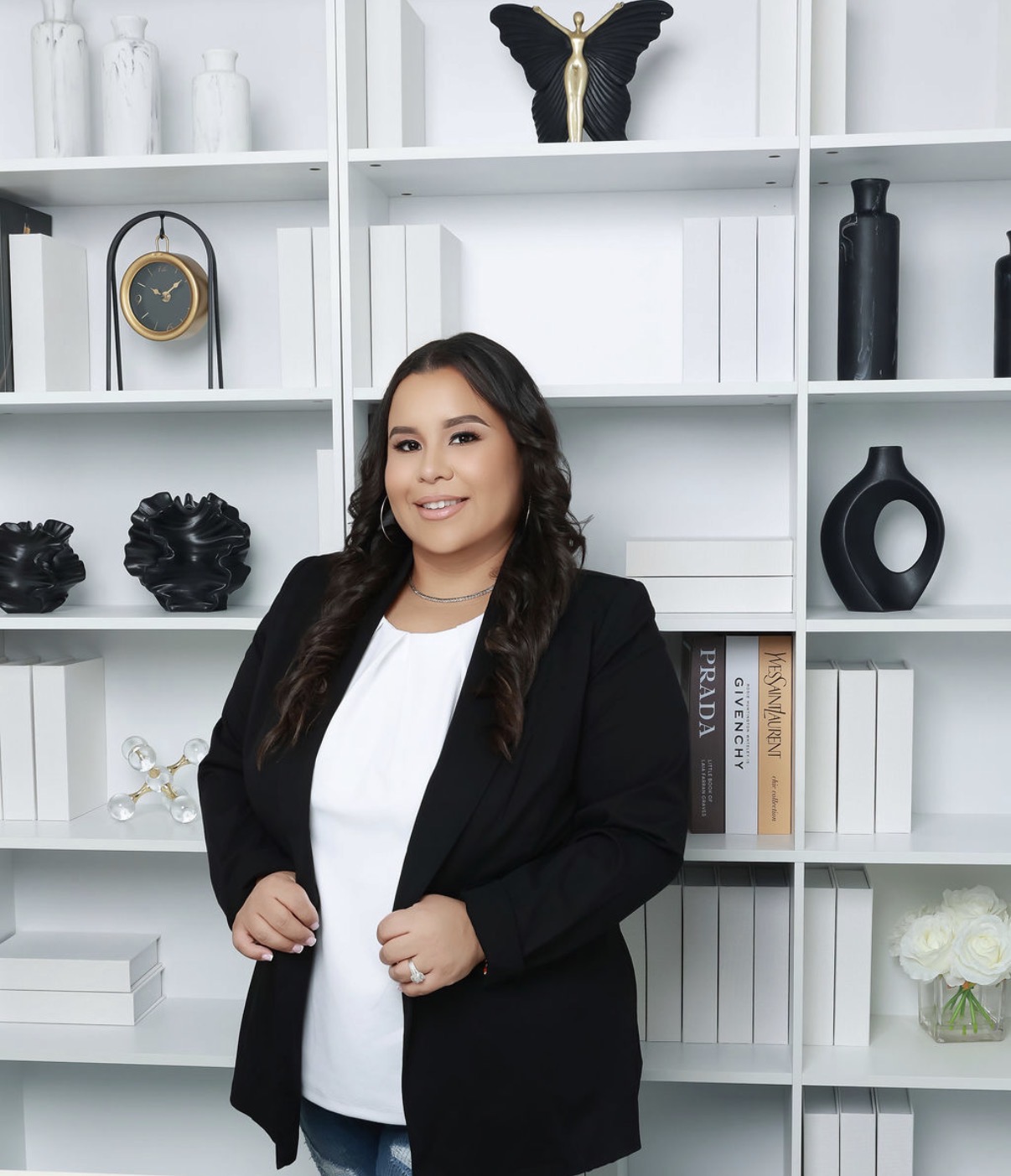 IMC Financial Services founder in a black blazer